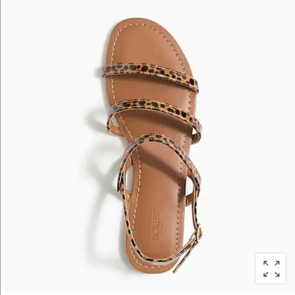 J.Crew Tortoise ankle-strap sandals Item AW599